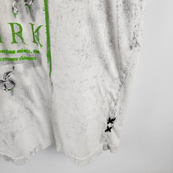 Affliction Shirt Men L Multicolor Graphic Phoenix Tried True Trademark Tee USA - Picture 4 of 8